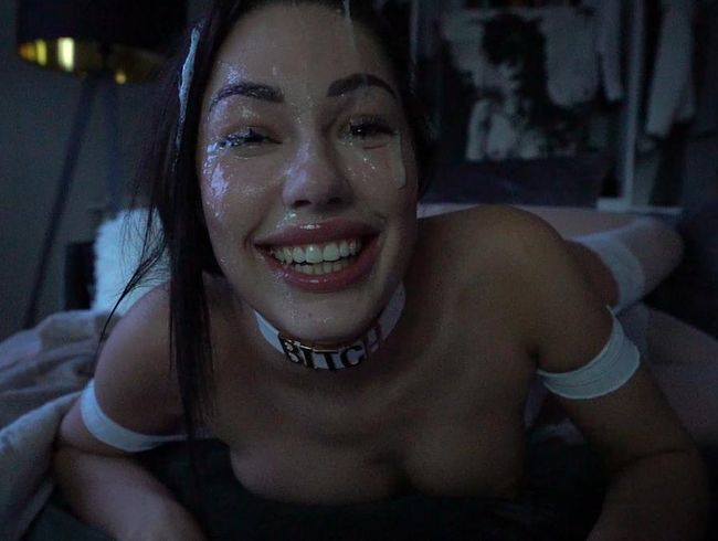 Shaiden Porno Video: KOPFÜBER in den RACHEN gespri**t :o